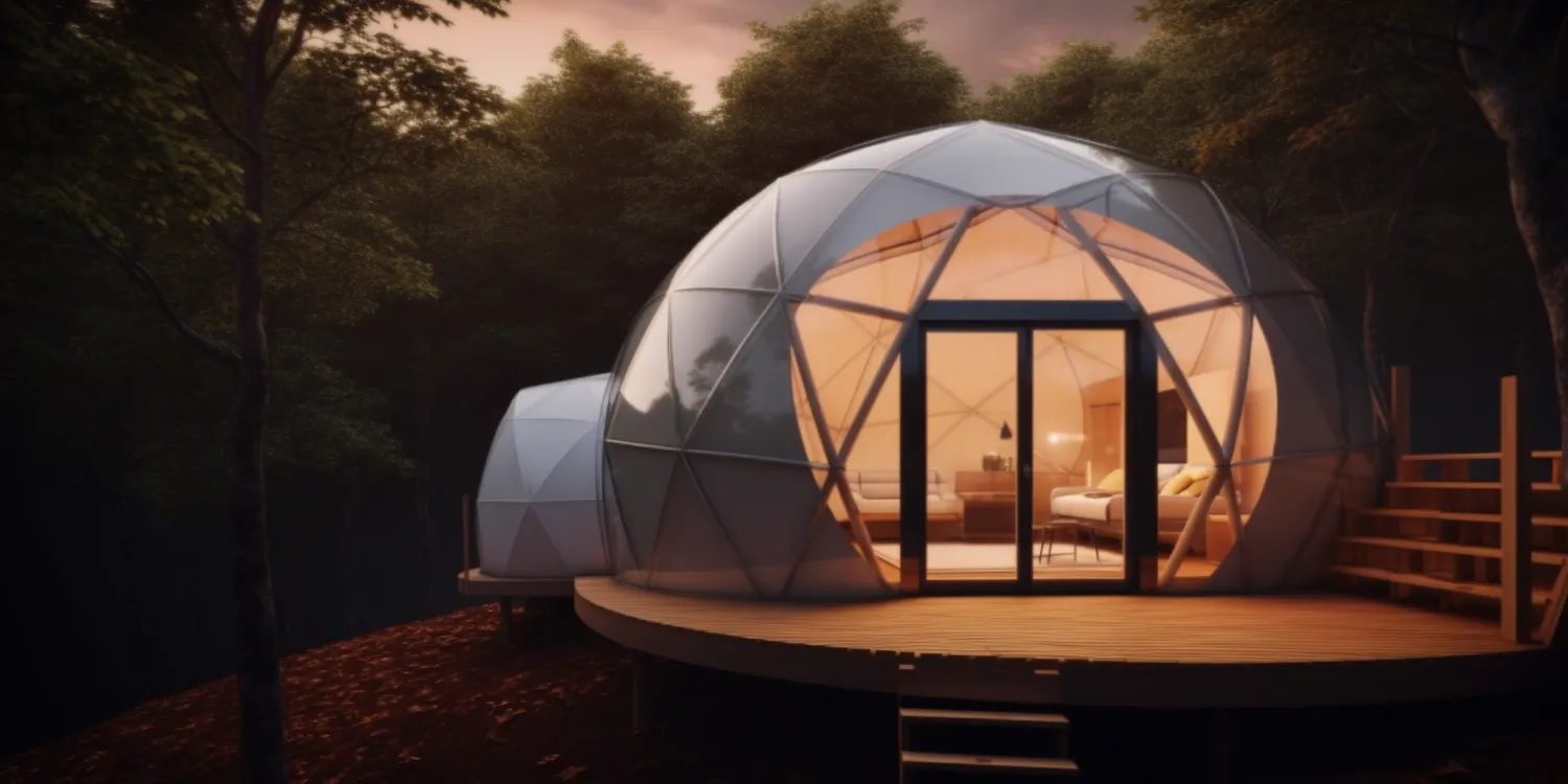 Namiot sferyczny glamping